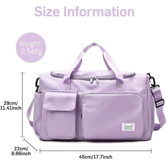 Sports Gym Bag with Shoes Compartment - Picture 3 of 6